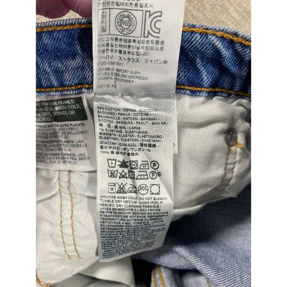 Levis Hi-Ball Jeans Mens 36x30 Blue Denim Tapered Leg Stretch